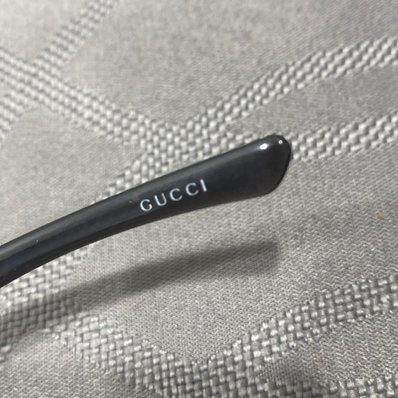 NWOT designer Gucci black and crystal sunglasses with silver accents - Picture 4 of 8